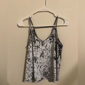 CRUSHED VELVET TOP